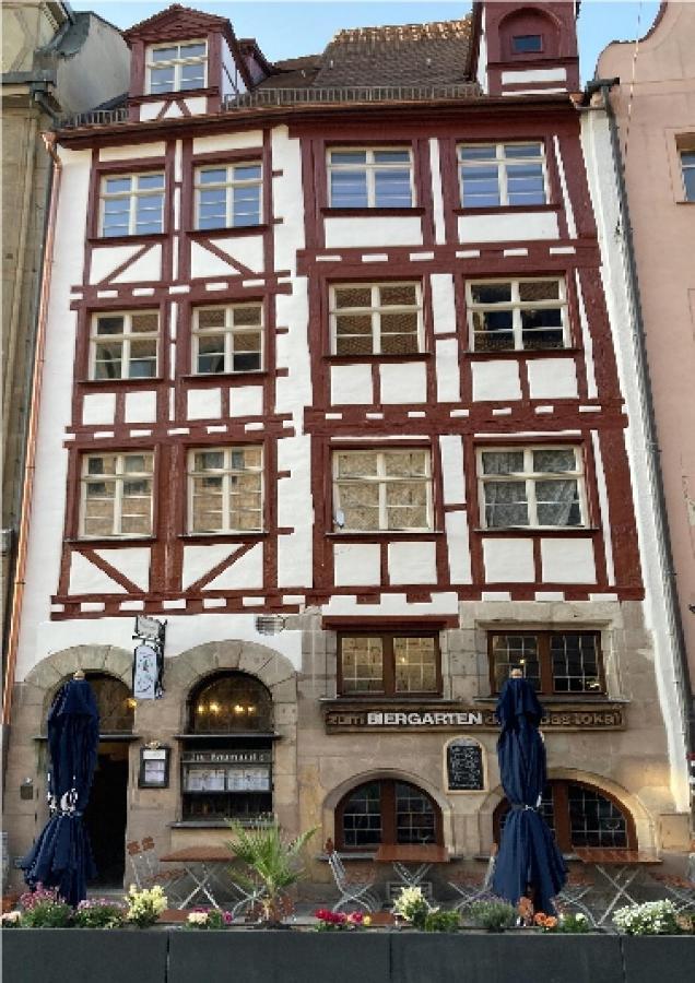Zur Baumwolle Aparthotel Nuremberga Exterior foto